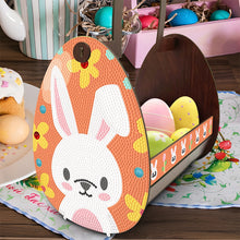 Load image into Gallery viewer, Wooden Special Shaped Easter Egg Bunny Diamond Painting DIY Basket for Beginners