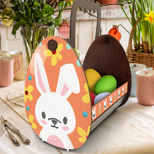 Load image into Gallery viewer, Wooden Special Shaped Easter Egg Bunny Diamond Painting DIY Basket for Beginners