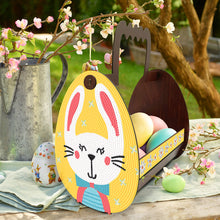 Load image into Gallery viewer, Wooden Special Shaped Easter Egg Bunny Diamond Painting DIY Basket for Beginners