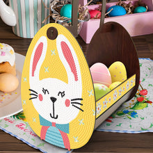 Load image into Gallery viewer, Wooden Special Shaped Easter Egg Bunny Diamond Painting DIY Basket for Beginners