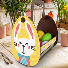 Load image into Gallery viewer, Wooden Special Shaped Easter Egg Bunny Diamond Painting DIY Basket for Beginners