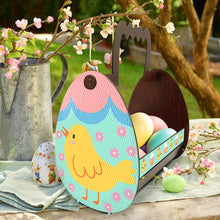 Load image into Gallery viewer, Wooden Special Shaped Easter Egg Bunny Diamond Painting DIY Basket for Beginners