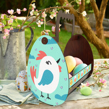 Load image into Gallery viewer, Wooden Special Shaped Easter Egg Bunny Diamond Painting DIY Basket for Beginners