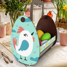 Load image into Gallery viewer, Wooden Special Shaped Easter Egg Bunny Diamond Painting DIY Basket for Beginners