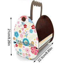 Load image into Gallery viewer, Wooden Special Shaped Easter Egg Bunny Diamond Painting DIY Basket for Beginners