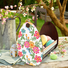 Load image into Gallery viewer, Wooden Special Shaped Easter Egg Bunny Diamond Painting DIY Basket for Beginners