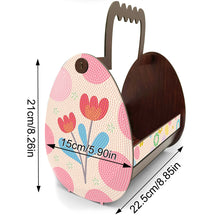 Load image into Gallery viewer, Wooden Special Shaped Easter Egg Bunny Diamond Painting DIY Basket for Beginners