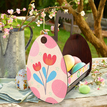 Load image into Gallery viewer, Wooden Special Shaped Easter Egg Bunny Diamond Painting DIY Basket for Beginners