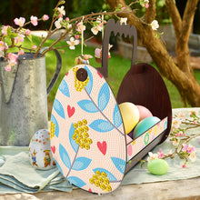 Load image into Gallery viewer, Wooden Special Shaped Easter Egg Bunny Diamond Painting DIY Basket for Beginners