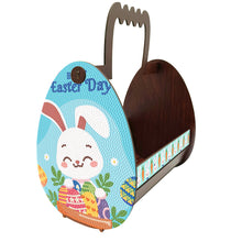 Load image into Gallery viewer, Wooden Special Shaped Easter Egg Bunny Diamond Painting DIY Basket for Beginners