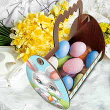 Load image into Gallery viewer, Wooden Special Shaped Easter Egg Bunny Diamond Painting DIY Basket for Beginners
