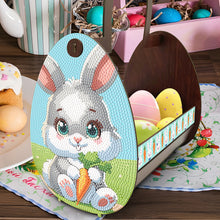 Load image into Gallery viewer, Wooden Special Shaped Easter Egg Bunny Diamond Painting DIY Basket for Beginners