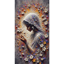 Load image into Gallery viewer, Diamond Painting - Full Round - Flower Girl (40*70CM)