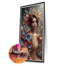 Load image into Gallery viewer, Diamond Painting - Full Round - Flower Girl (40*70CM)