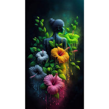 Load image into Gallery viewer, Diamond Painting - Full Round - Flower Girl (40*70CM)