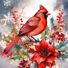 Load image into Gallery viewer, AB Diamond Painting - Full Round - Poinsettia cardinal (40*40CM)