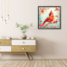 Load image into Gallery viewer, AB Diamond Painting - Full Round - Cardinal on branch (40*40CM)