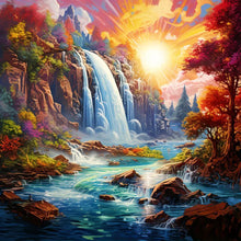 Load image into Gallery viewer, Diamond Painting - Full Round - Waterfall (40*40CM)