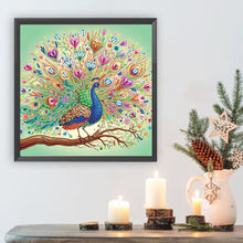 Load image into Gallery viewer, 4pcs Partial Special Diamond Painting Set - Peacock (30*30CM)