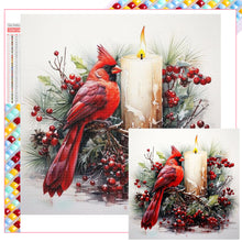 Load image into Gallery viewer, Diamond Painting - Full Square - Red Cardinal (40*40CM)