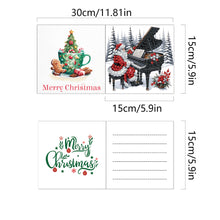 Load image into Gallery viewer, 6Pcs Dogs DIY Diamond Painting Card Diamond Drawing Card Diamond Daily Wish Card