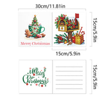 Load image into Gallery viewer, 6Pcs Dogs DIY Diamond Painting Card Diamond Drawing Card Diamond Daily Wish Card