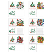 Load image into Gallery viewer, 6Pcs Dogs DIY Diamond Painting Card Diamond Drawing Card Diamond Daily Wish Card