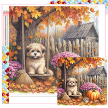 Load image into Gallery viewer, Diamond Painting - Full Square - Swing under Maple Tree (40*40CM)