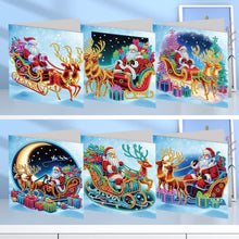 Load image into Gallery viewer, 6Pcs Gnome Diamond Drawing Card Diamond Daily Wish Card for Holiday Party Favors