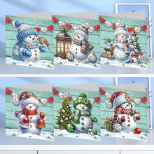 Load image into Gallery viewer, 6Pcs Gnome Diamond Drawing Card Diamond Daily Wish Card for Holiday Party Favors