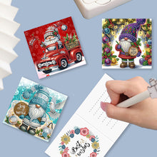 Load image into Gallery viewer, 6Pcs Gnome Diamond Drawing Card Diamond Daily Wish Card for Holiday Party Favors