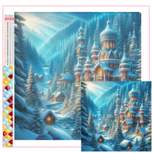 Load image into Gallery viewer, Diamond Painting - Full Square - Winter Snow Scenery (40*40CM)