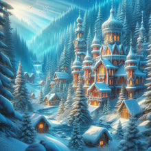 Load image into Gallery viewer, Diamond Painting - Full Square - Winter Snow Scenery (40*40CM)