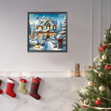 Load image into Gallery viewer, Diamond Painting - Full Square - Winter Snow Scenery (40*40CM)