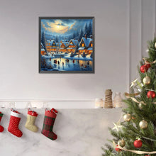 Load image into Gallery viewer, Diamond Painting - Full Square - Winter Snow Scenery (40*40CM)