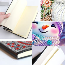 Load image into Gallery viewer, 50 Pages A5 Special Shaped Cartoon Snowman 5D Diamond Drawing Book Art for Teens