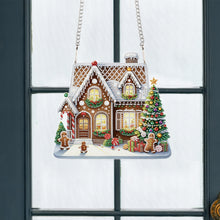 Load image into Gallery viewer, Acrylic Special Shaped Christmas Diamond Painting Hanging Decorations Home Decor