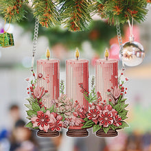 Load image into Gallery viewer, Acrylic Special Shaped Christmas Diamond Painting Hanging Decorations Home Decor