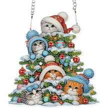 Load image into Gallery viewer, Acrylic Special Shaped Christmas Diamond Painting Hanging Decorations Home Decor