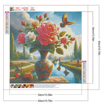 Load image into Gallery viewer, Diamond Painting - Full Round - Vase bouquet (40*40CM)