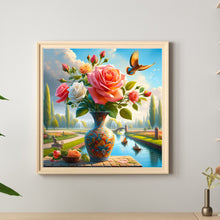 Load image into Gallery viewer, Diamond Painting - Full Round - Vase bouquet (40*40CM)