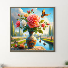Load image into Gallery viewer, Diamond Painting - Full Round - Vase bouquet (40*40CM)