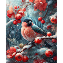 Load image into Gallery viewer, Diamond Painting - Full Square - Winter Red Fruit Bird (40*40CM)