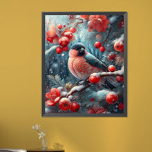 Load image into Gallery viewer, Diamond Painting - Full Square - Winter Red Fruit Bird (40*40CM)