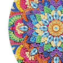 Load image into Gallery viewer, Wooden Special Shaped DIY Diamond Painting Moon Perpetual Calendar for Beginners