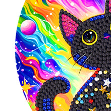 Load image into Gallery viewer, Wooden Special Shaped DIY Diamond Painting Moon Perpetual Calendar for Beginners