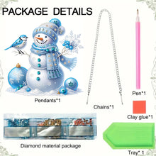 Load image into Gallery viewer, Acrylic Special Shaped Christmas Snowman 5D DIY Diamond Art Hanging Decorations