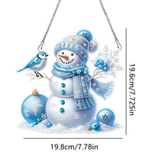 Load image into Gallery viewer, Acrylic Special Shaped Christmas Snowman 5D DIY Diamond Art Hanging Decorations