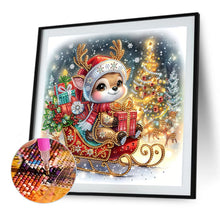 Load image into Gallery viewer, Diamond Painting - Partial Special Shaped - Christmas deer (30*30CM)