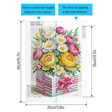 Load image into Gallery viewer, Diamond Painting - Partial Special Shaped - Flower gift box (30*40CM)